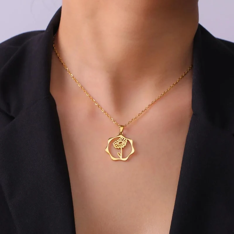 Collier Fleur Avril