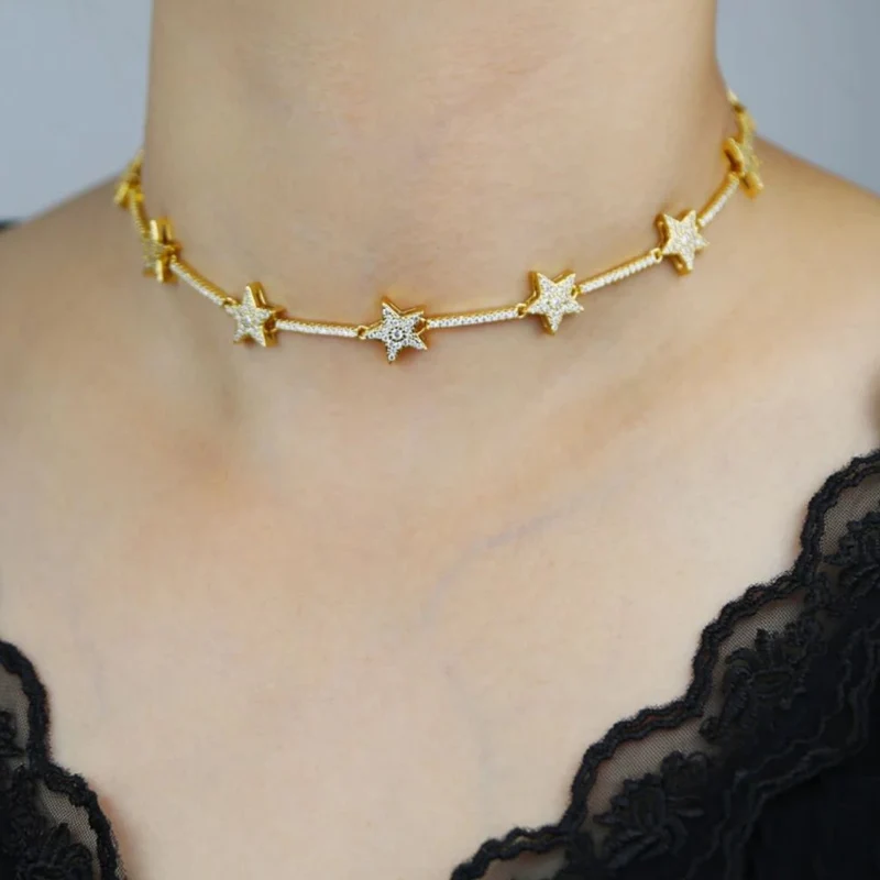 Collier Étoile Brillante