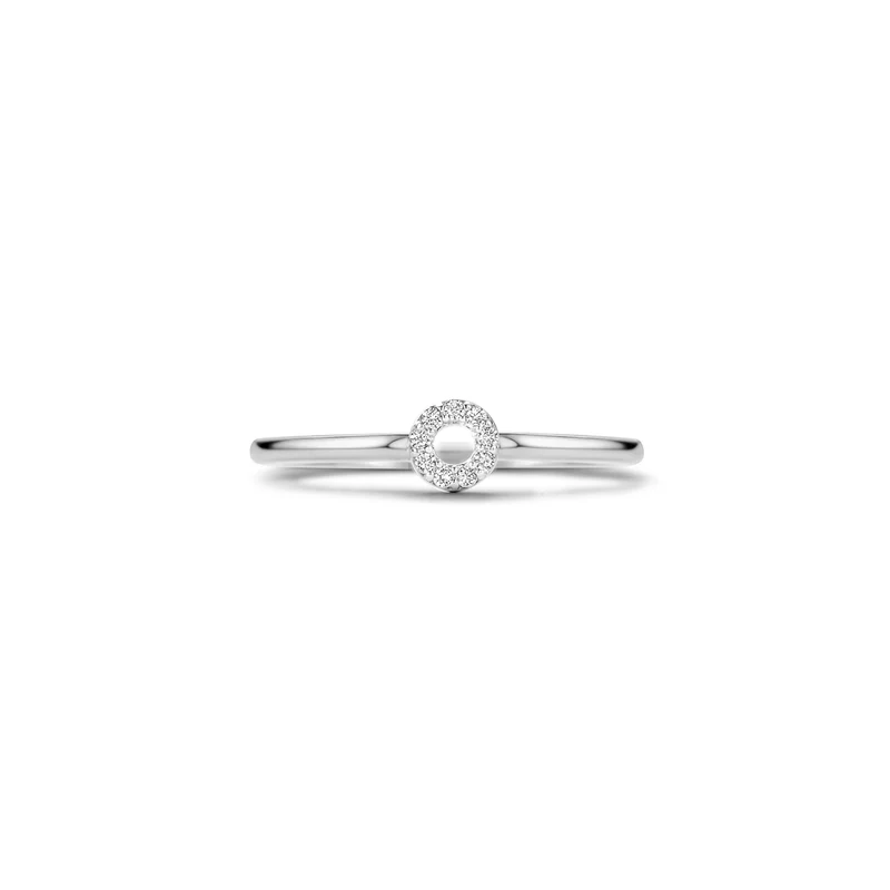 Blush Femmes Bague Or blanc 1217WZI/48