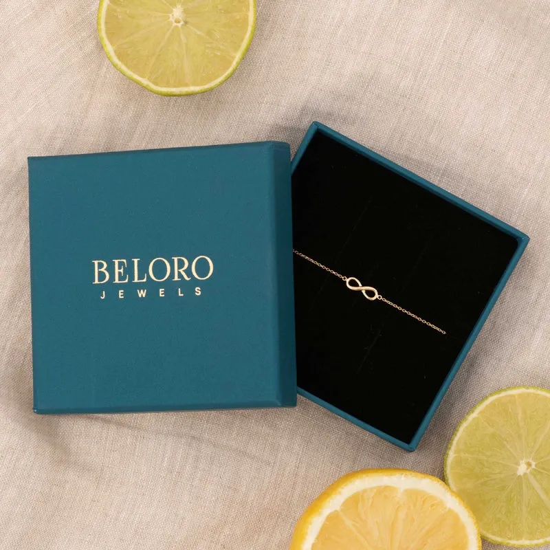 Beloro Jewels Monte Napoleone Stella bague en or 9 carats avec pierres en zirconium BO330054-56