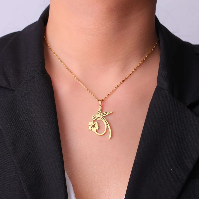 Collier Fleur Colibri