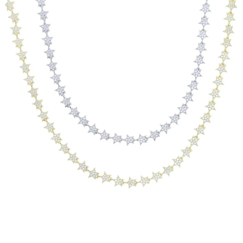 Collier Étoile Diamant
