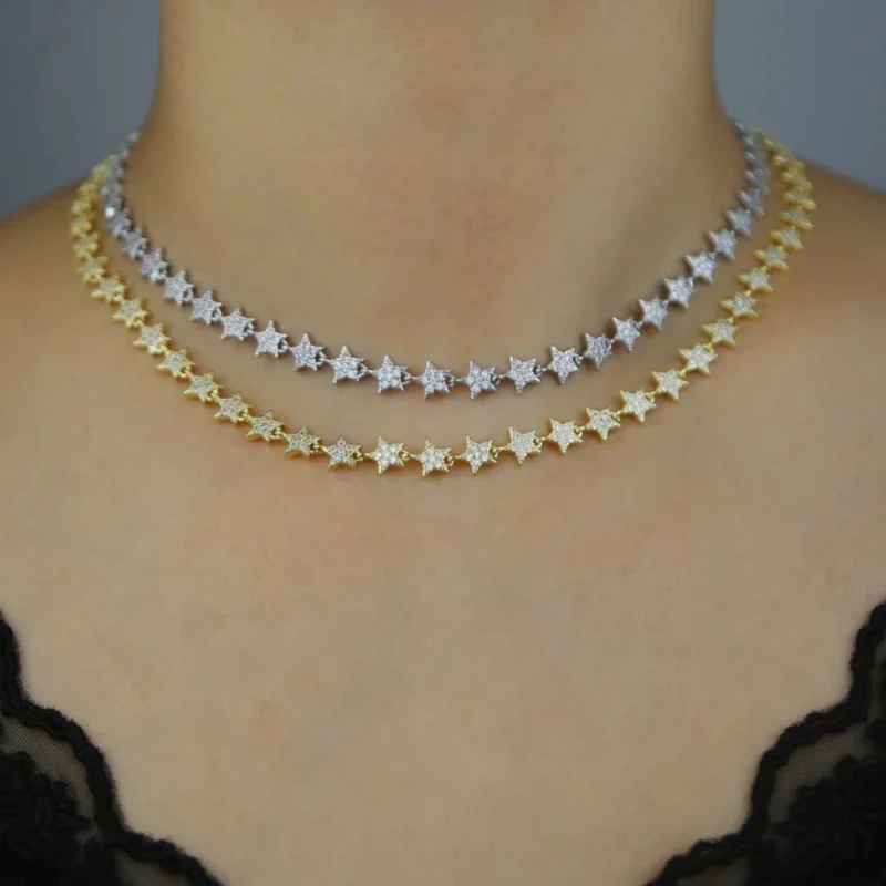 Collier Étoile Diamant
