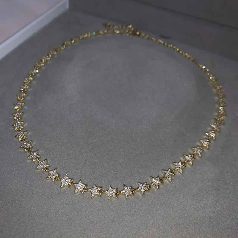 Collier Étoile Diamant