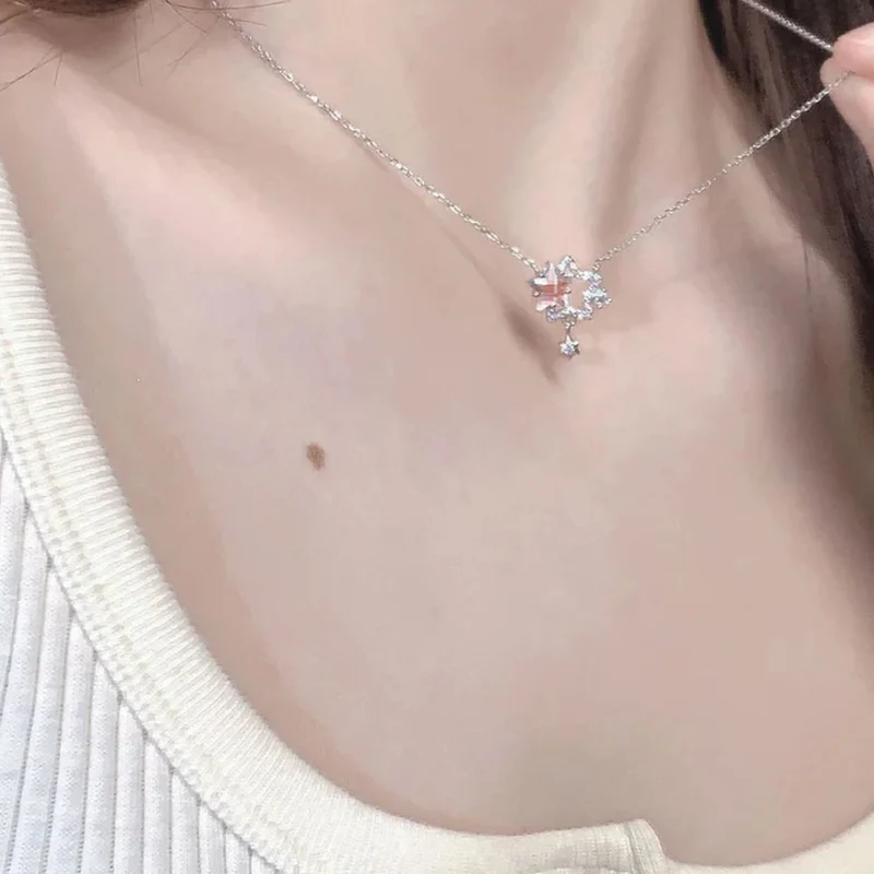 Collier Étoile Bleue Argent