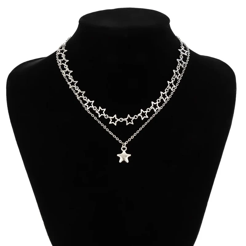 Collier Argent Breloque Étoile