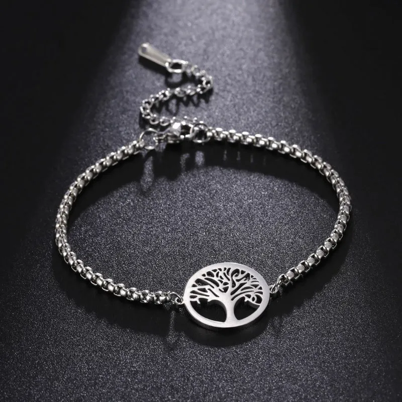 Bracelet Femme Arbre de Vie Argent