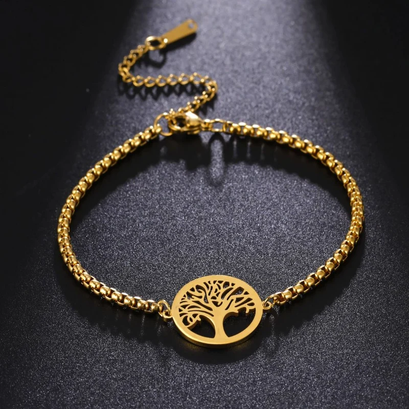 Bracelet Arbre de Vie en Or