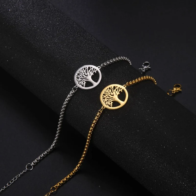 Bracelet Arbre de Vie en Or