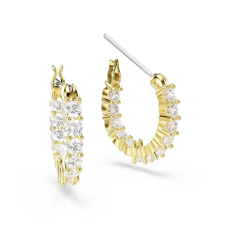 Swarovski Matrix Boucles D'Oreilles Couleur Or 5733398