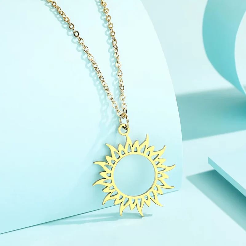 Collier en Forme de Soleil