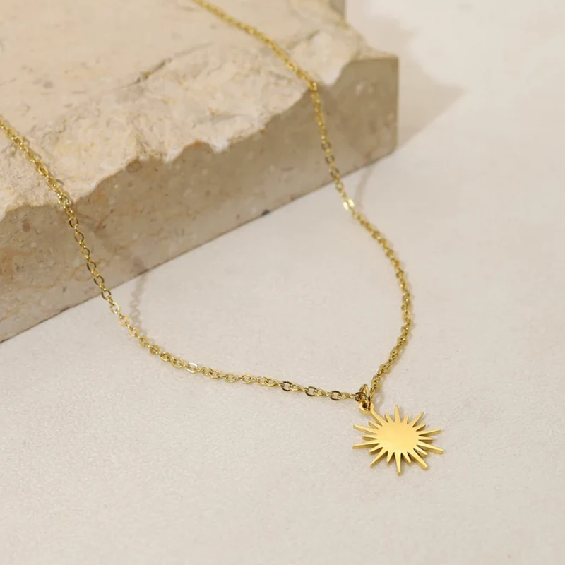 Collier Pendentif Soleil