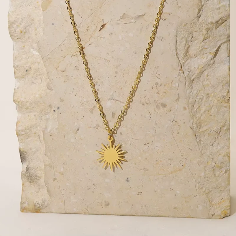 Collier Pendentif Soleil