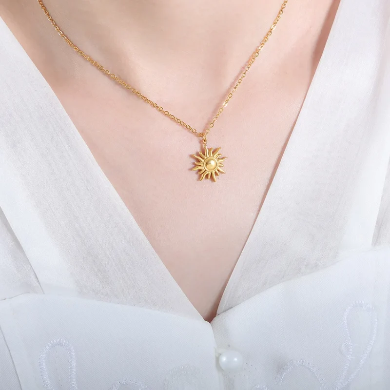 Collier Soleil Doré