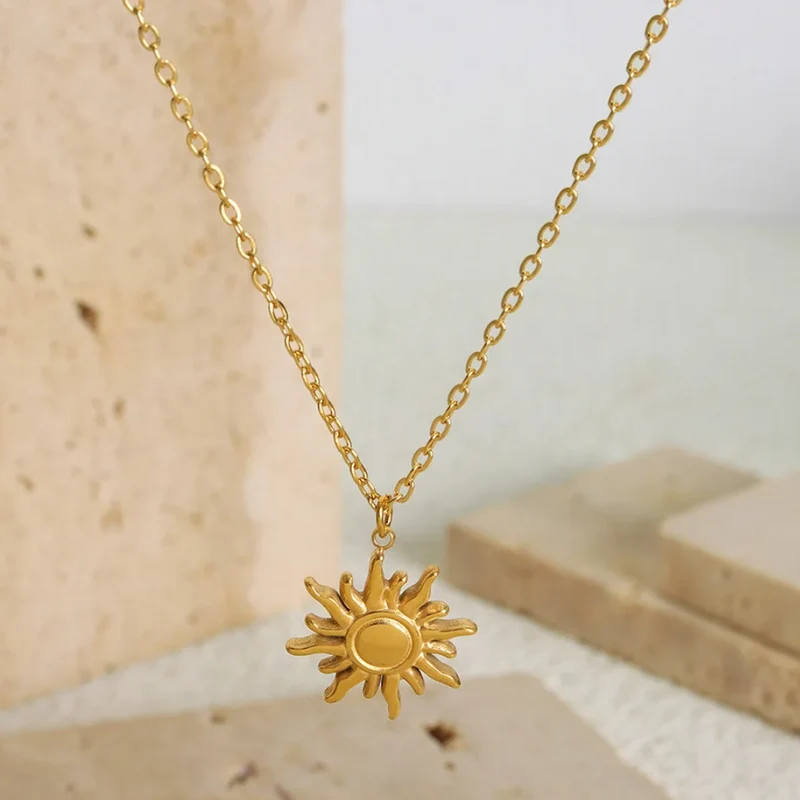 Collier Soleil Doré