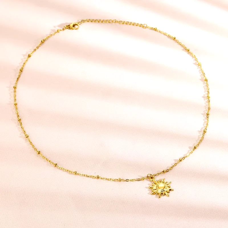 Collier Soleil Or