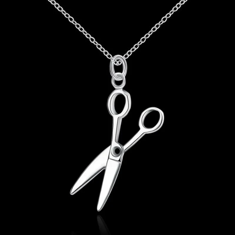 Collier Pendentif Ciseaux