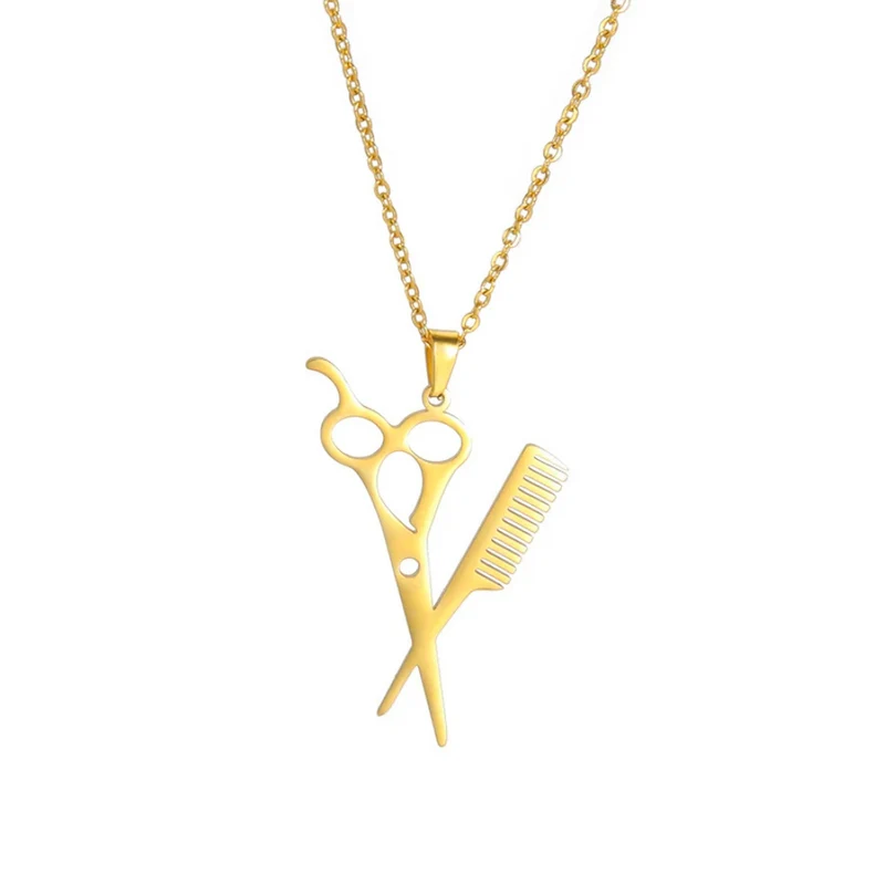 Collier Pendentif Coiffeuse