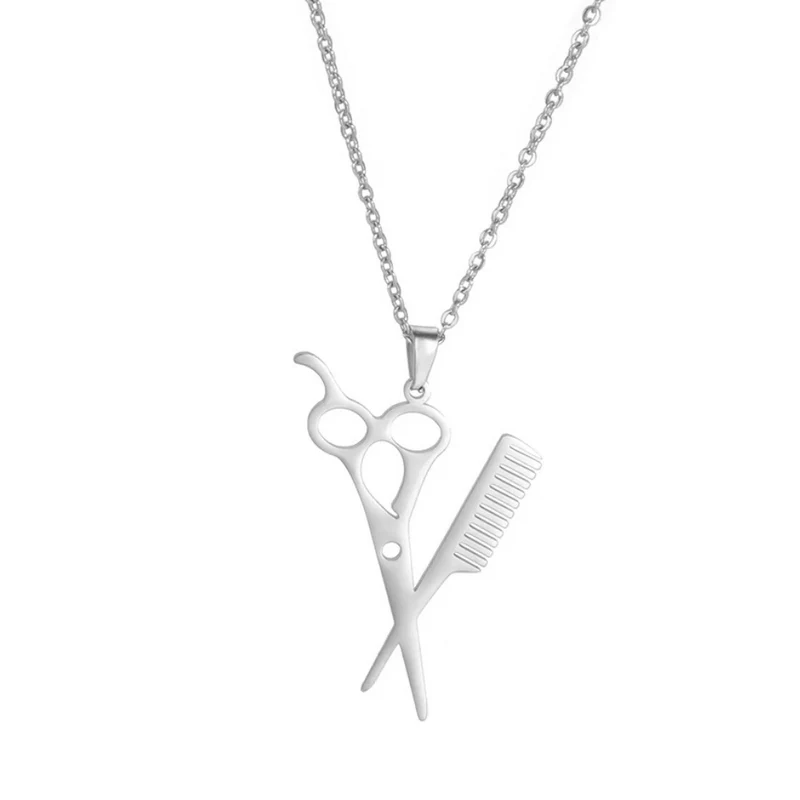 Collier Pendentif Coiffeuse