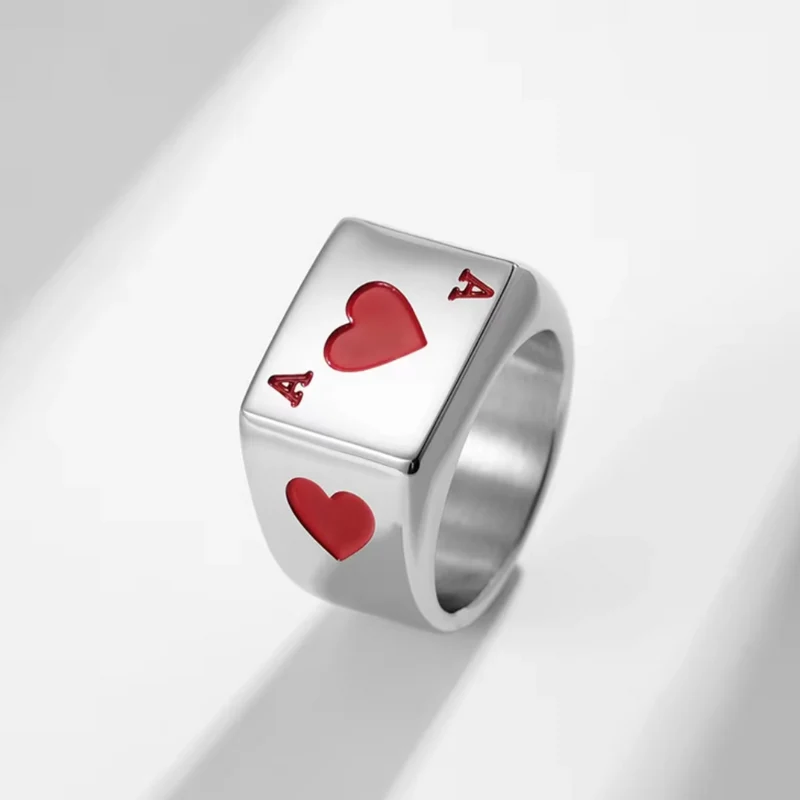 Chevalière AS de Coeur