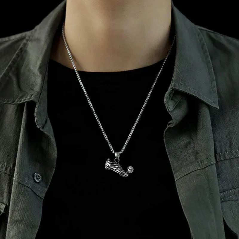 Collier Pendentif Chaussure de Foot