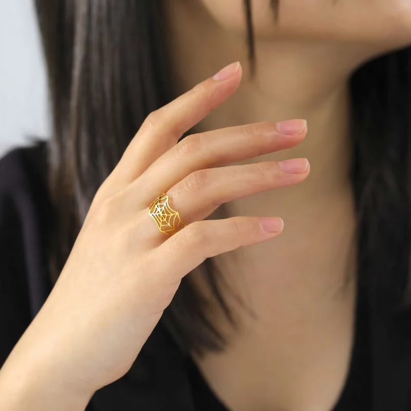 Bague Toile Araignée Femme