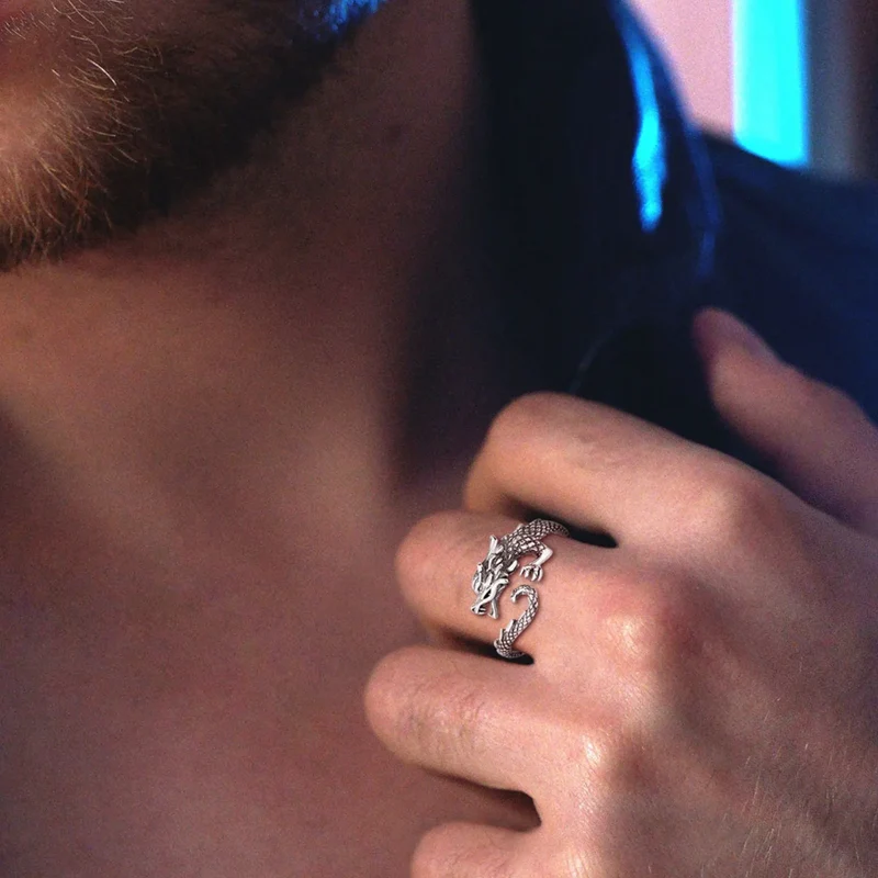 Bague Dragon Homme