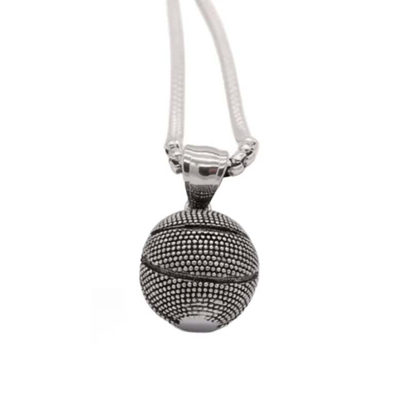 Collier Pendentif Ballon de Basket