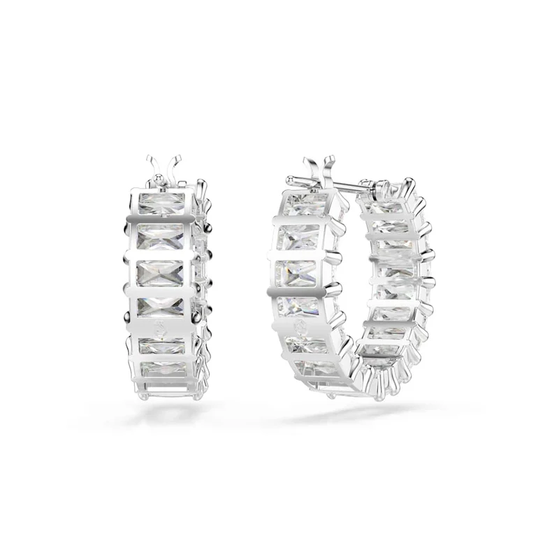 Swarovski Matrix Boucles D'Oreilles En Argent 5733397