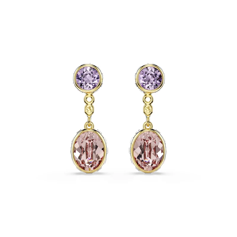 Swarovski Chroma Gold Plated Earrings 5738478