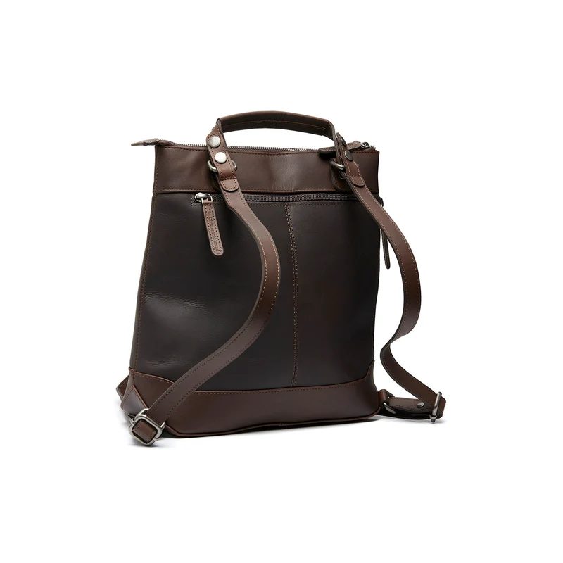 The Chesterfield Brand Wax Pull Up Harare Brown Backpack C58.033101