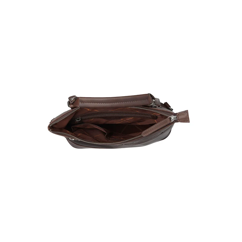 The Chesterfield Brand Wax Pull Up Harare Brown Backpack C58.033101