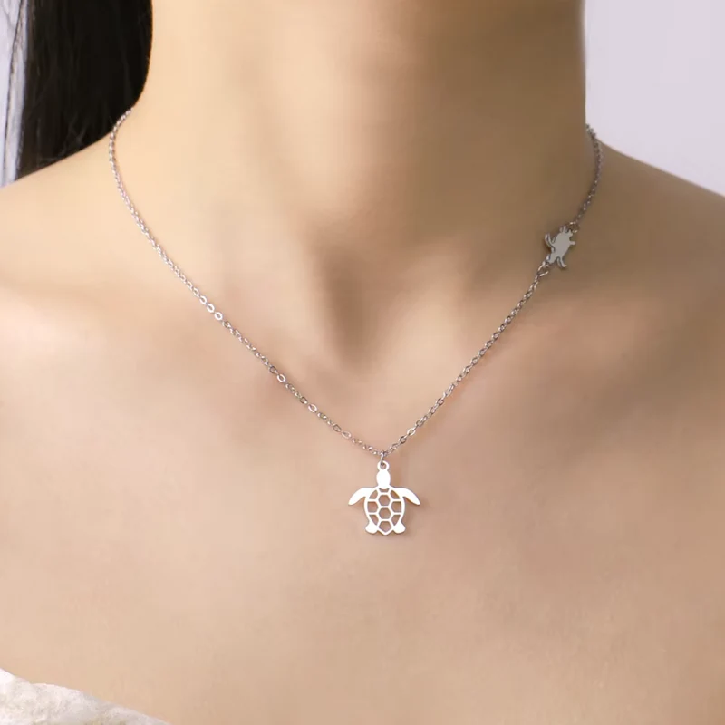 Collier Tortue Femme