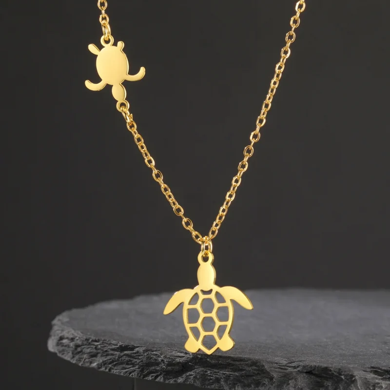 Collier Tortue Femme
