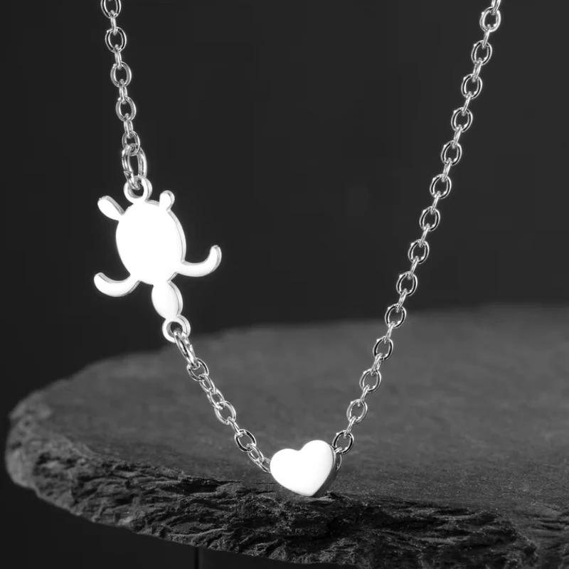 Collier Tortue et Cœur