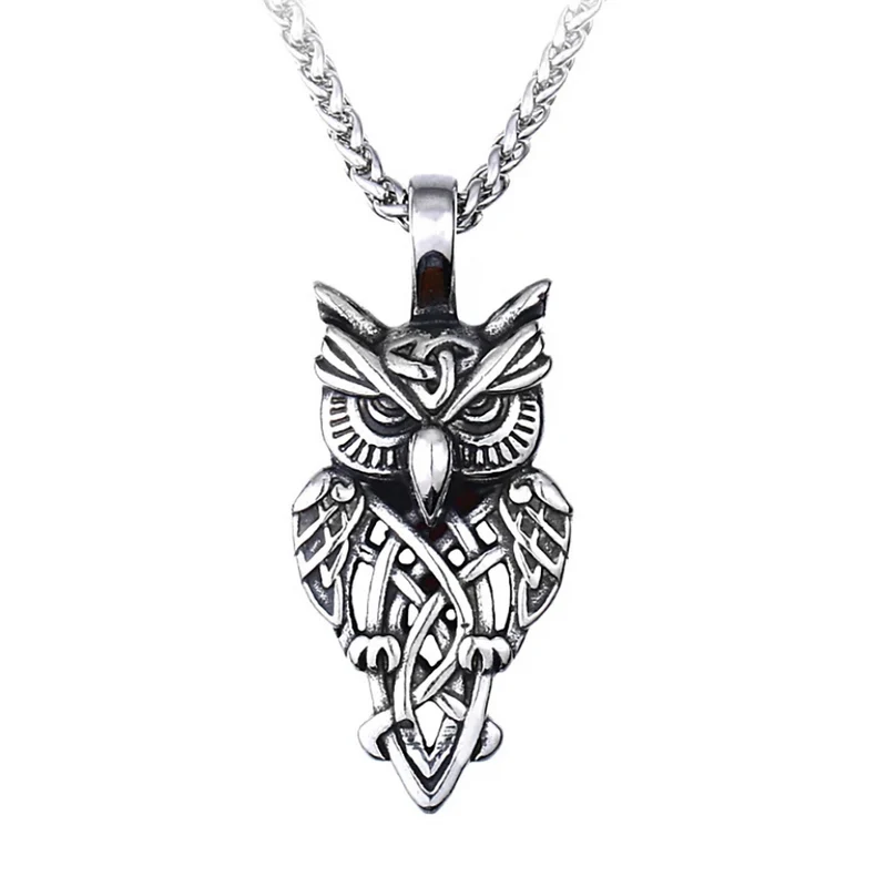 Collier Hibou Homme