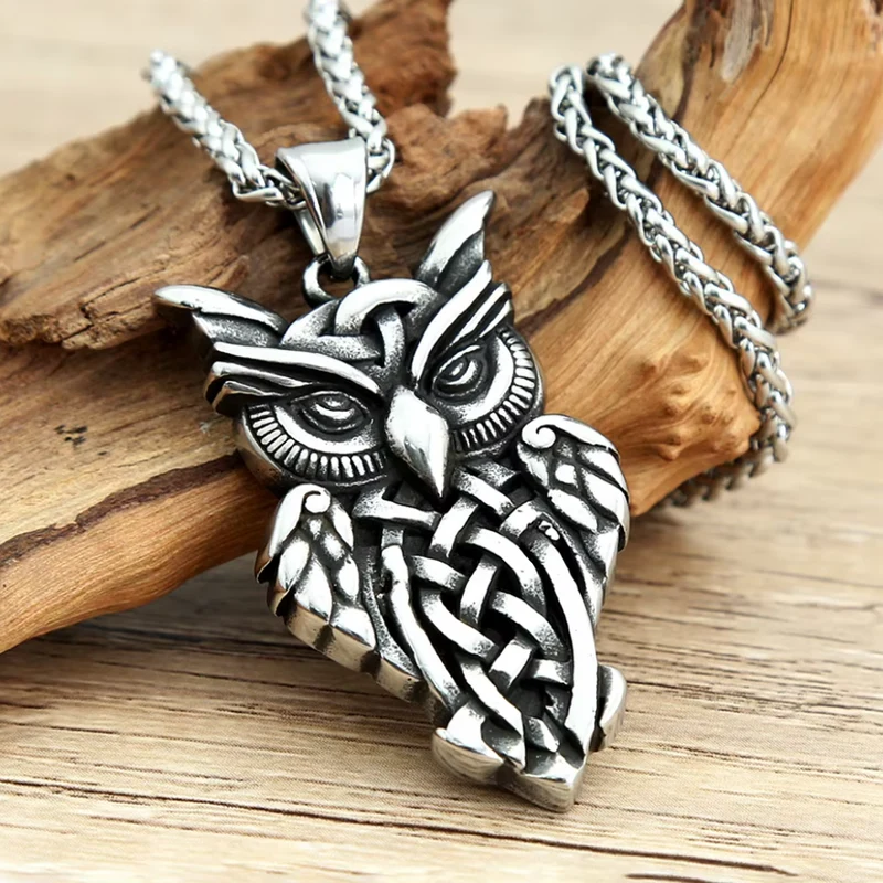 Collier Hibou Homme
