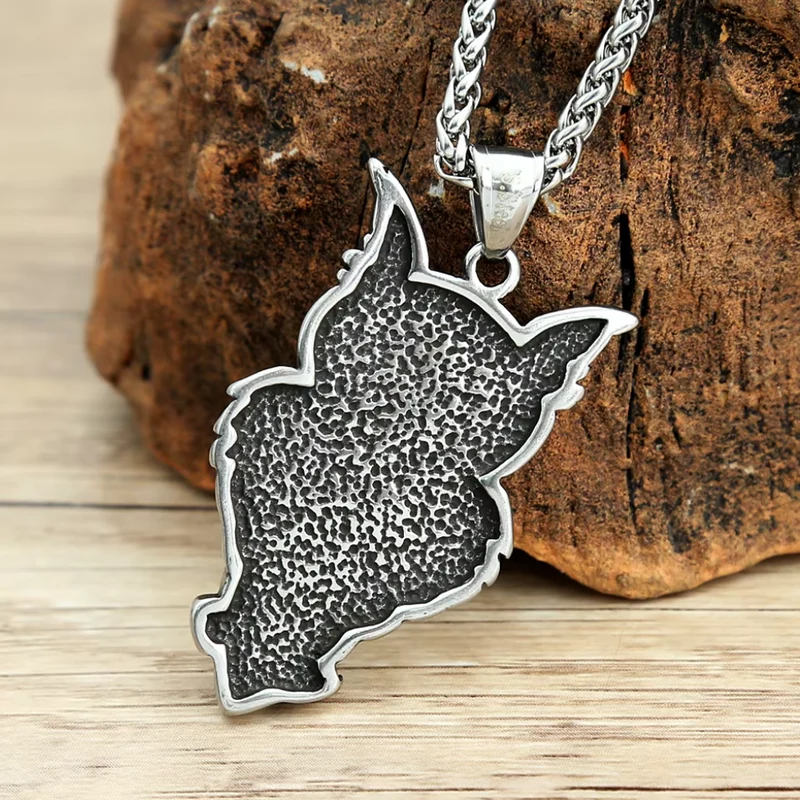 Collier Hibou Homme