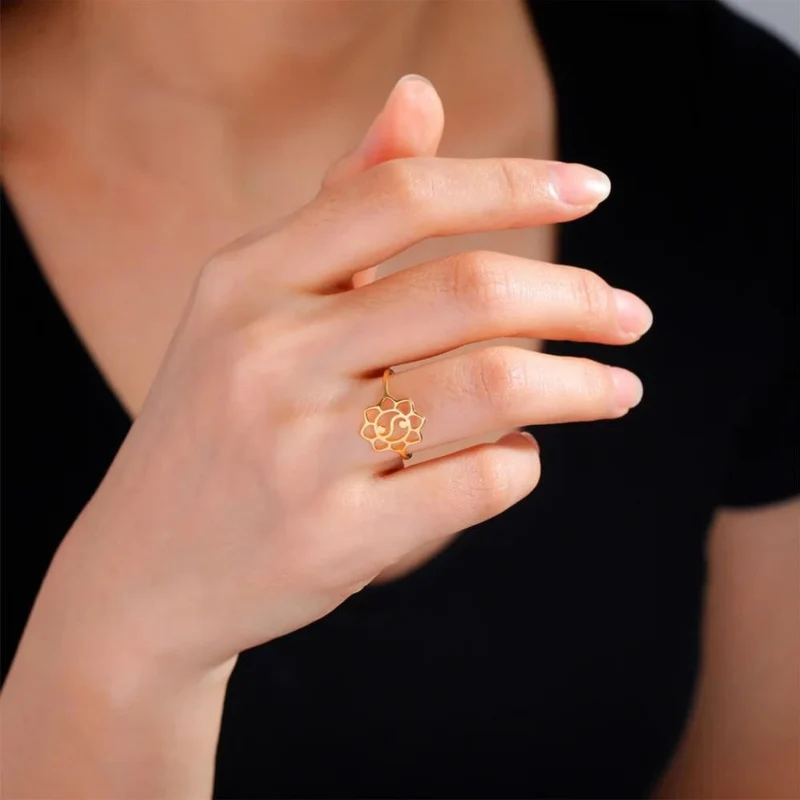 Bague Fleur de Vie Vintage