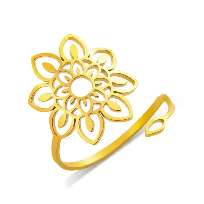 Bague Fleur de Vie Réglable