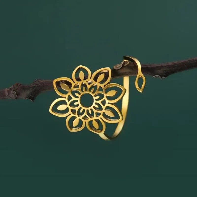 Bague Fleur de Vie Réglable