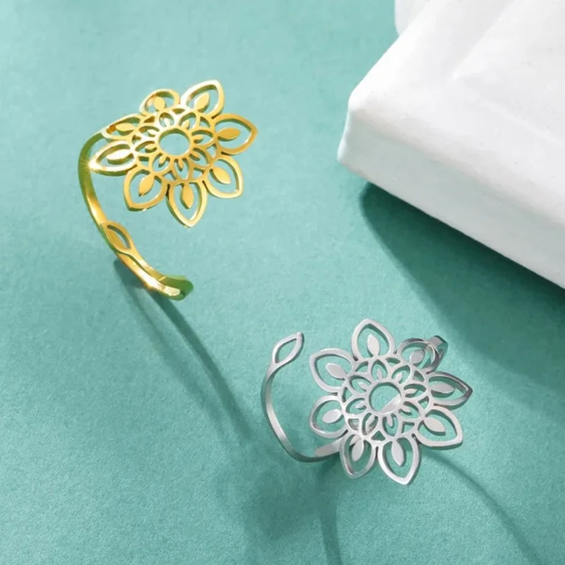 Bague Fleur de Vie Réglable