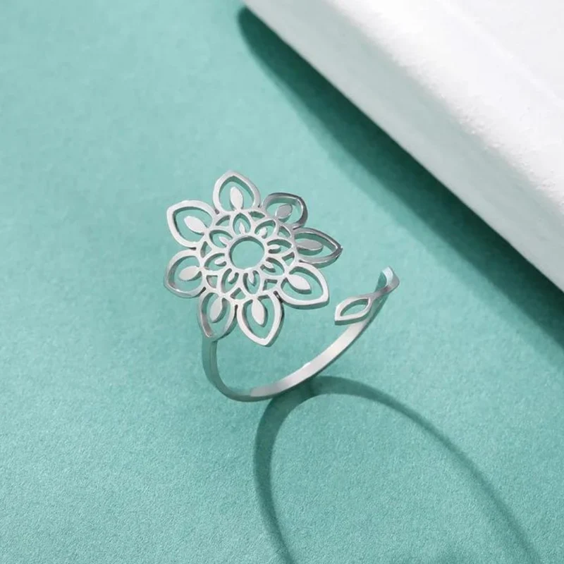 Bague Fleur de Vie Réglable
