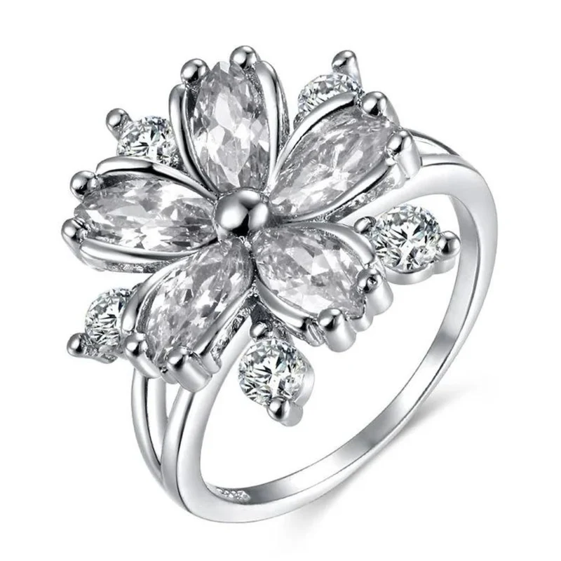 Bague Tendance Fleur