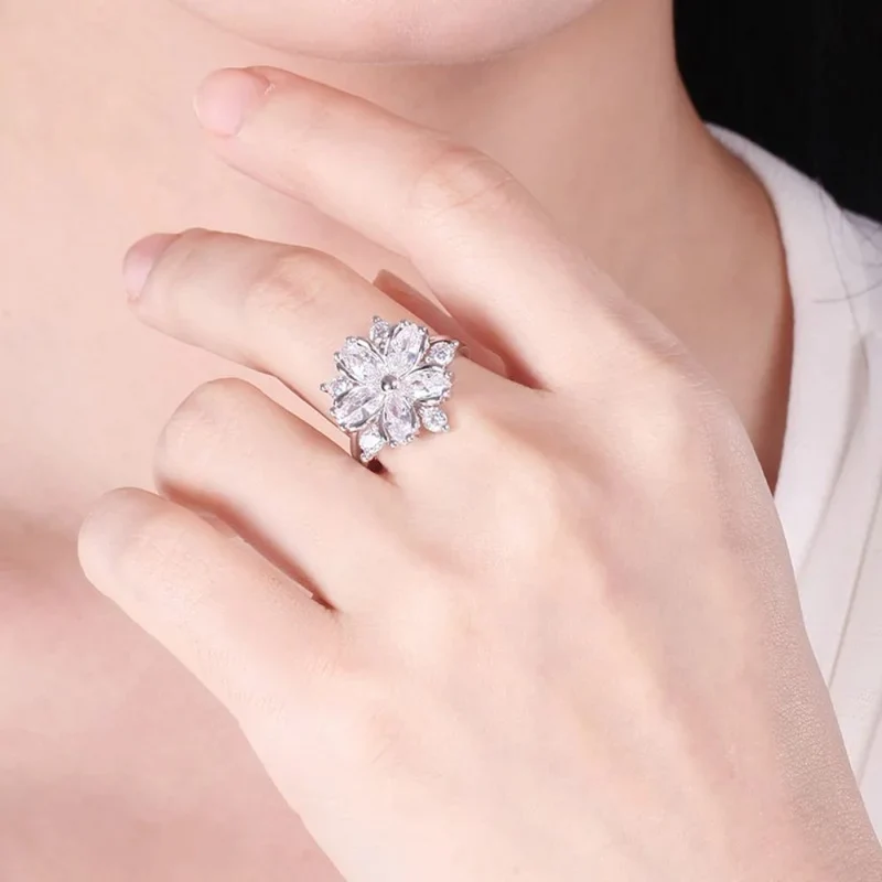 Bague Tendance Fleur
