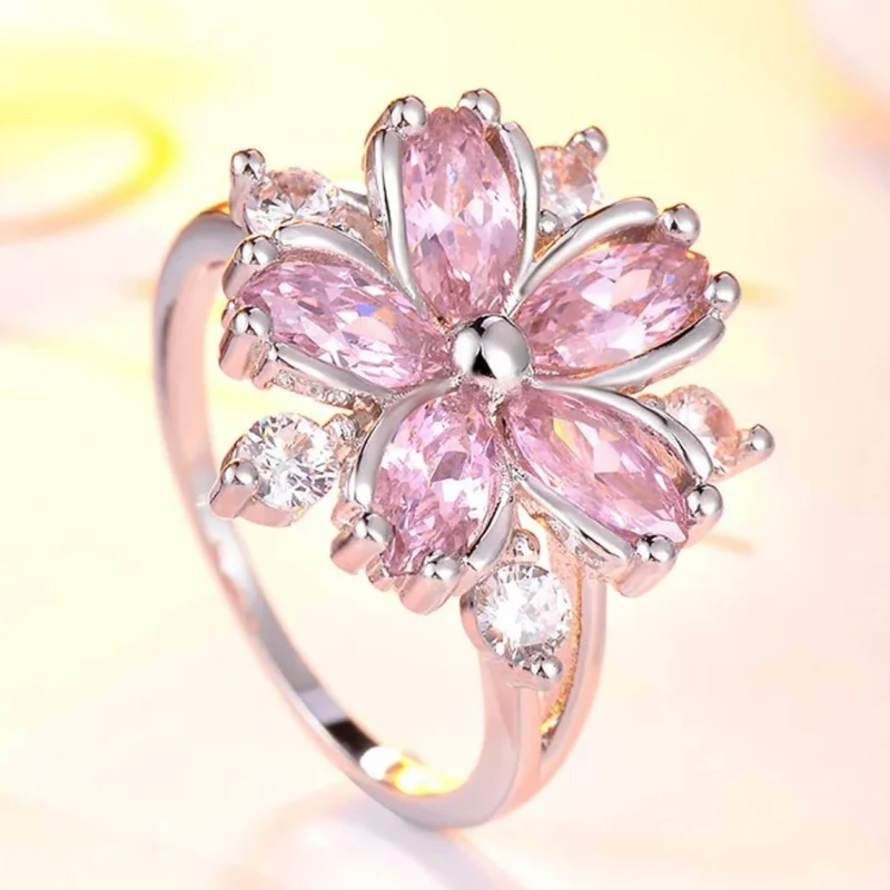 Bague Tendance Fleur