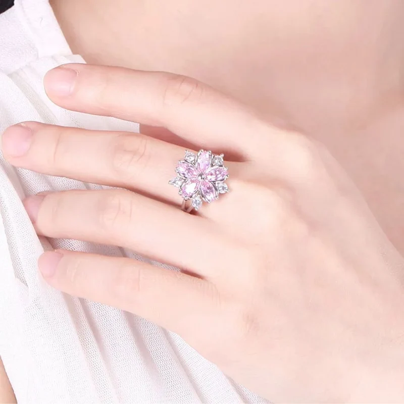 Bague Tendance Fleur