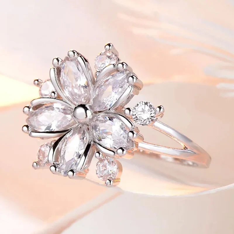 Bague Tendance Fleur