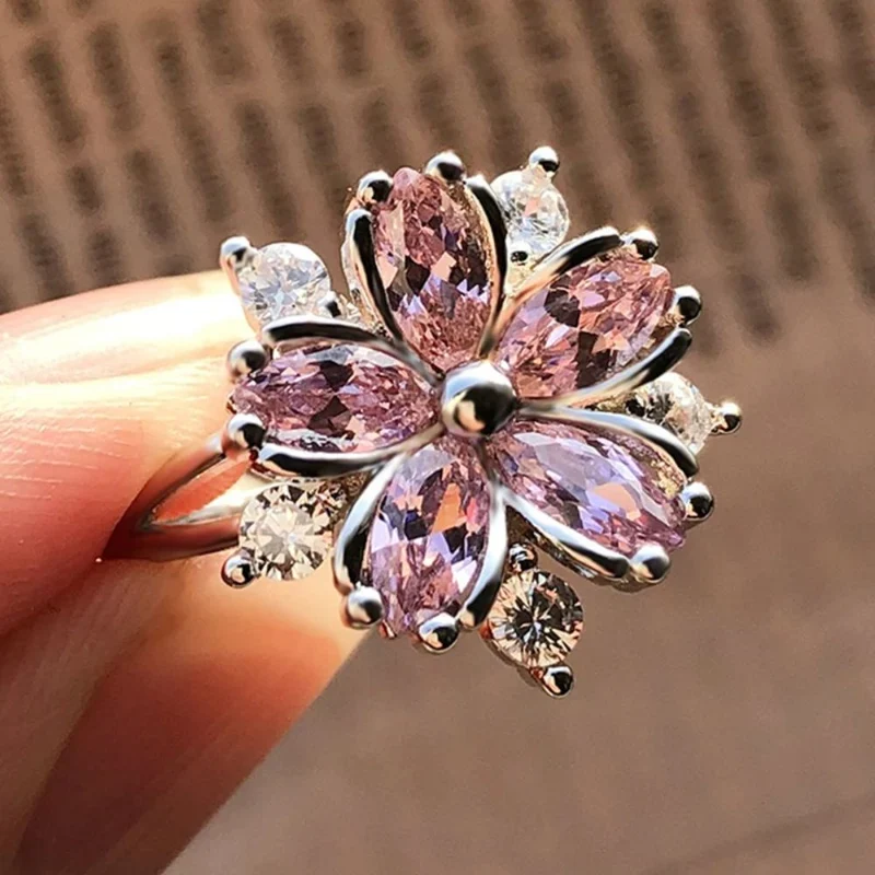 Bague Tendance Fleur