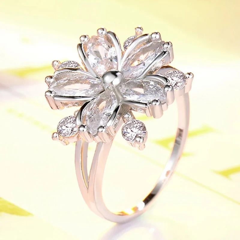 Bague Tendance Fleur
